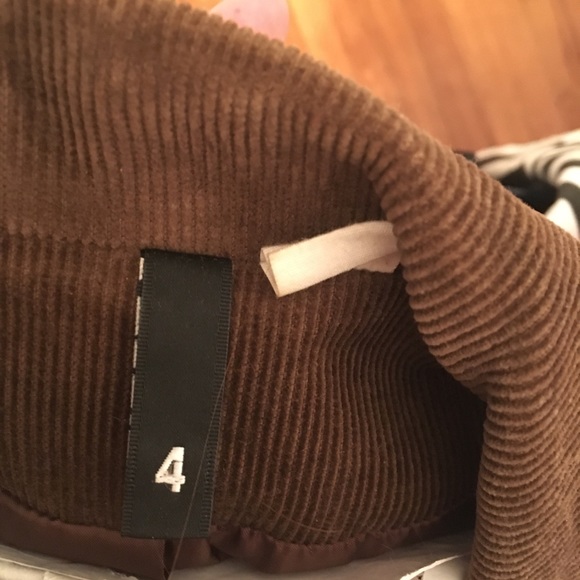Brown corduroy blazer size 4 - Picture 3 of 4